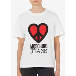 MOSCHINO JEANS t-shirt cuore