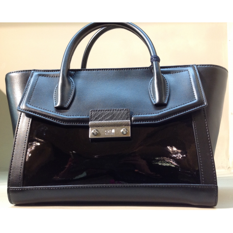 CLASS CAVALLI borsa vernice nera